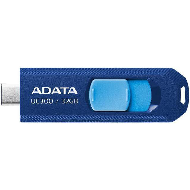 USB Flash накопитель ADATA UC300 32 ГБ, черный детальное изображение - 1
