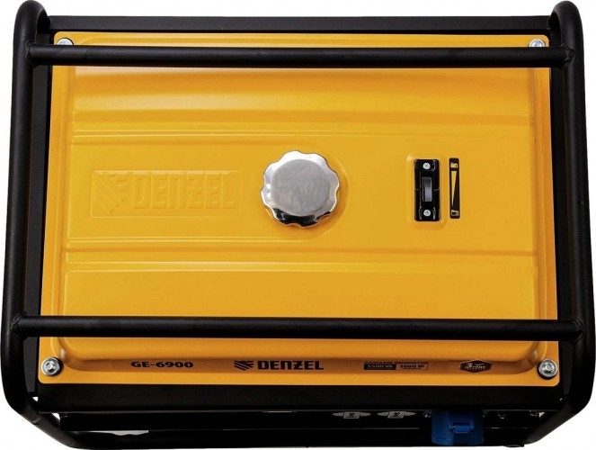 Генератор бензиновый Denzel GE 6900 94637, 5 кВт, Желтый детальное изображение - 6