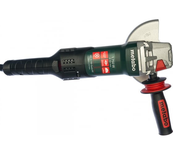 Угловая шлифовальная машина Metabo WE 17-150 QUICK RT 601087000, 150 мм, 9600 об/мин, 1750 Вт детальное изображение - 2