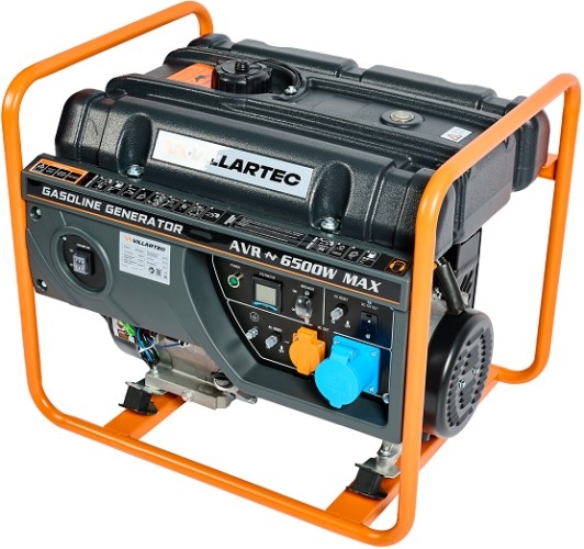 Генератор бензиновый VILLARTEC GG 7300C, 5.8 кВт, Оранжевый детальное изображение - 1