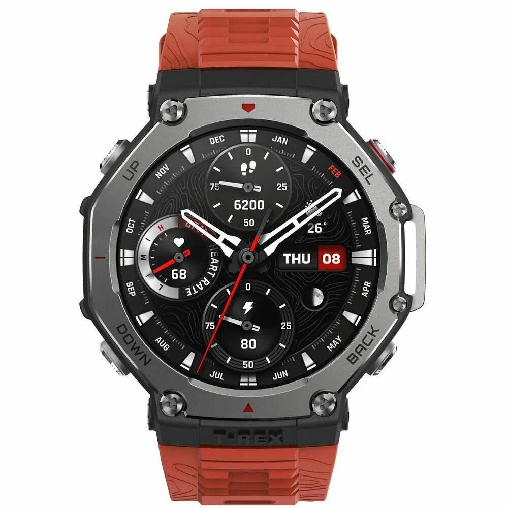 Смарт-часы Amazfit T-Rex 3 A2323 48 мм, Оникс детальное изображение - 3