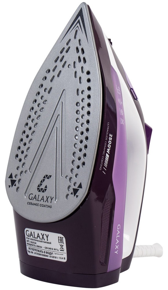 Утюг Galaxy GL 6124, Фиолетовый детальное изображение - 4