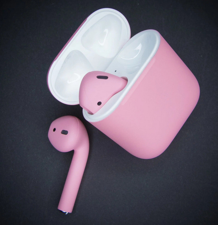 Беспроводные наушники Apple AirPods 2, Матовый розовый №4