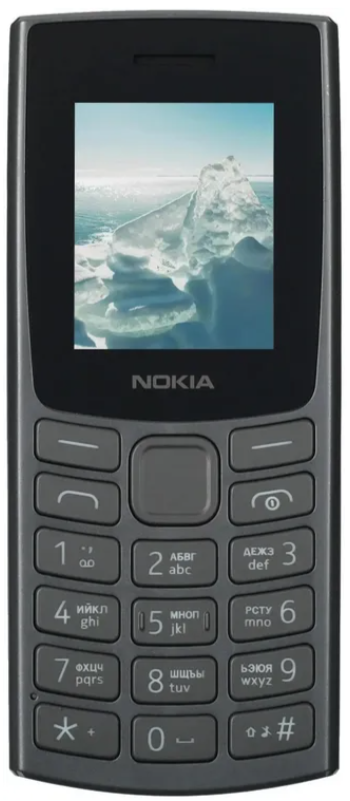 Мобильный телефон Nokia HMD 105 (2024) TA-1557DS, 4 Мб, Синий, Dual micro-SIM детальное изображение - 3