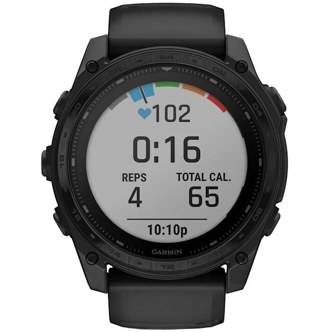 Смарт-часы Garmin Tactix 8 Solar Sapphire, 51 мм, Силиконовый браслет, Черный детальное изображение - 5