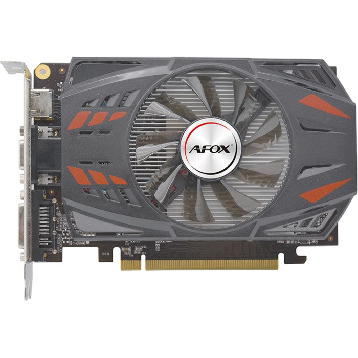 Видеокарта AFOX NVIDIA GeForce GT 730, AF730-4096D5H5, 4 ГБ, Черный детальное изображение - 1