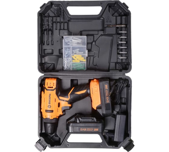 Аккумуляторная дрель-шуруповерт Вихрь ДА-20Л-2КА, 42 Нм, 20 В детальное изображение - 6