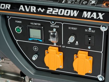 Генератор бензиновый VILLARTEC GG 2800C, 2 кВт, Оранжевый детальное изображение - 4