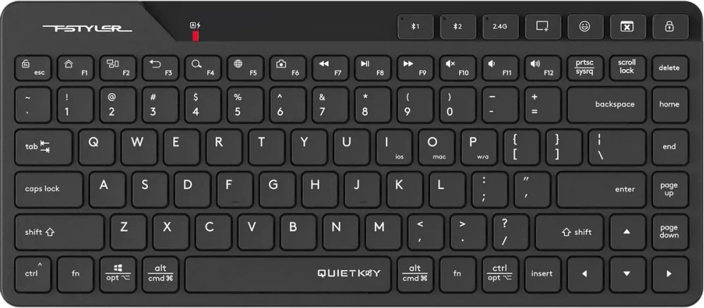 Клавиатура A4Tech Fstyler FBK26C AS, Черный детальное изображение - 10