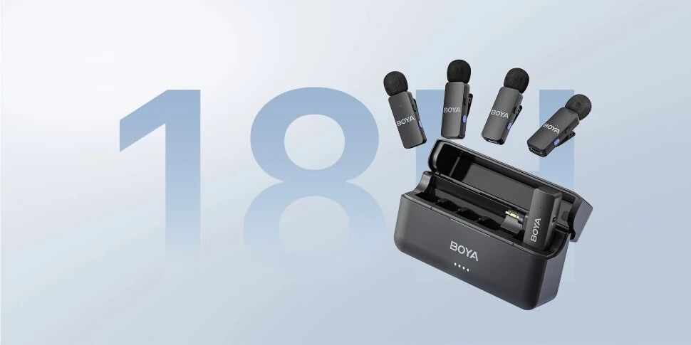 Радиосистема BOYA BY-V4U, Черный детальное изображение - 12