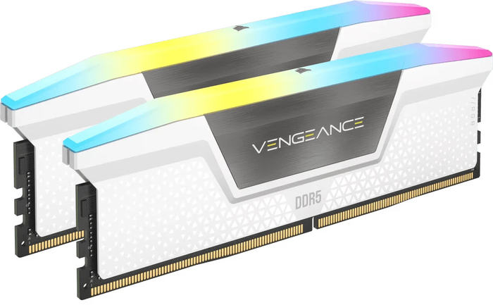 Оперативная память Corsair Vengeance RGB DDR5 6000MHz, CMH32GX5M2B6000Z30W, 2x16 Гб KIT, 32 Гб №1