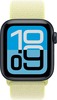 Умные часы Apple Watch SE 3 44 мм, GPS, Midnight Aluminium Case with Neon Yellow Sport Loop, Полуночный черный/Неоново-желтый вариант - 2