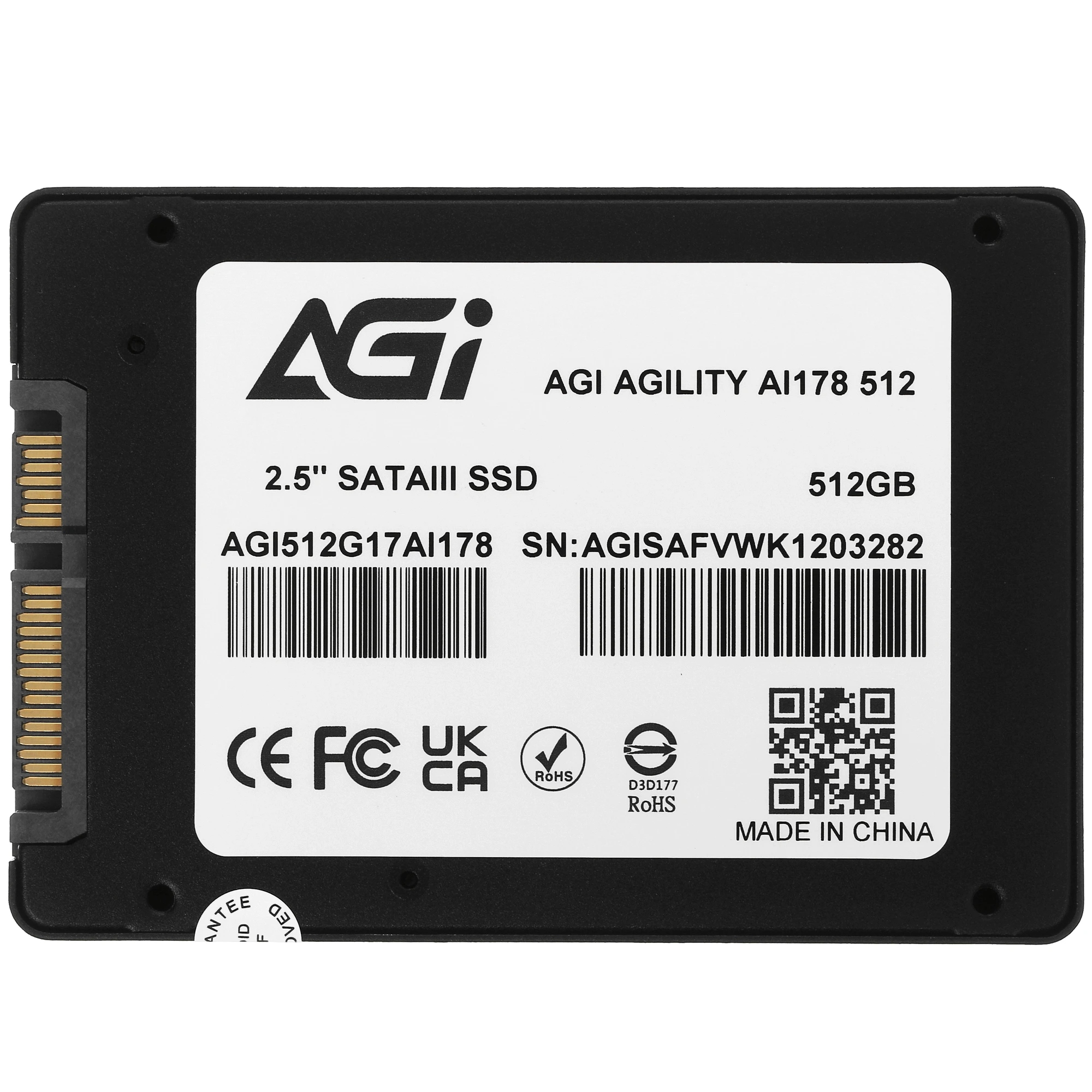 Накопитель SSD AGI AI178 AGI512G17AI178, 512 Гб детальное изображение - 2