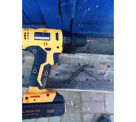 Аккумуляторная дрель-шуруповерт Вихрь ДА-18Л-2К 72/14/9, 18 В, 45 Нм, 2 А·ч детальное изображение - 22