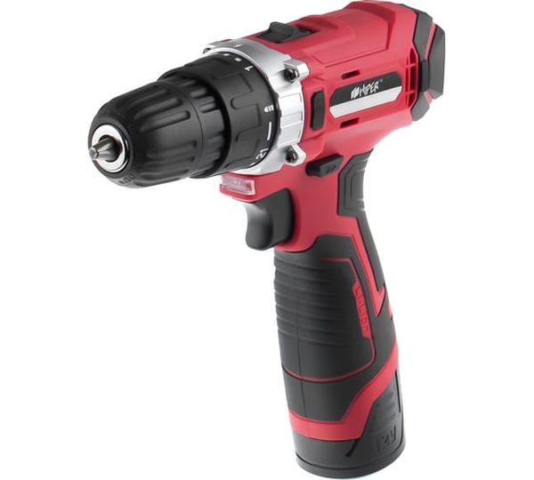Аккумуляторная дрель-шуруповерт Hiper HCD12A, 12 В, 26 Нм, 1,5 А·ч  детальное изображение - 1