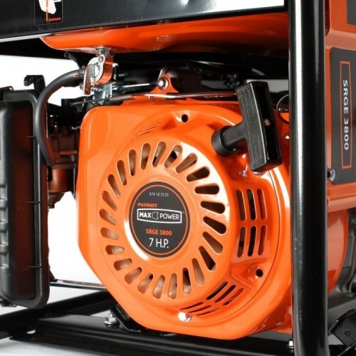 Генератор бензиновый PATRIOT MaxPower SRGE 3800 474103155, 2.8 кВт, Оранжевый детальное изображение - 5