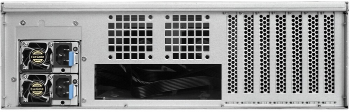 Серверный корпус ExeGate Pro 3U660-HS16/Redundant 2x550W, 550 Вт, Черный №2