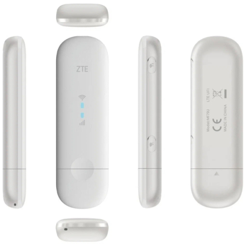 Модем ZTE MF79N 2G/3G/4G USB Firewall + Router, внешний, Белый детальное изображение - 8