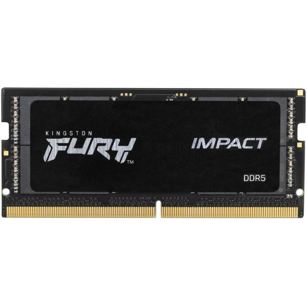 Оперативная память Kingston Fury Impact SO-DIMM DDR5 5600MHz, KF556S40IB-16, 16 Гб детальное изображение - 1