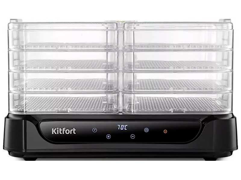 Сушилка для овощей Kitfort КТ-1978, 550 Вт, Черный детальное изображение - 2