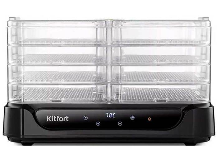 Сушилка для овощей Kitfort КТ-1978, 550 Вт, Черный №2