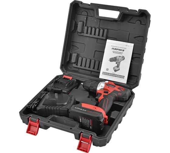 Дрель-шуруповерт Парма 02.021.00016, 30 Нм, 21 В детальное изображение - 6