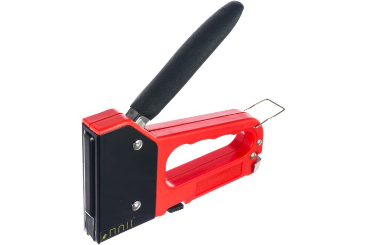 Скобозабиватель ручной MATRIX 6-14 мм степлер мебельный 4-функциональный пластиковый, ти 40905 детальное изображение - 1