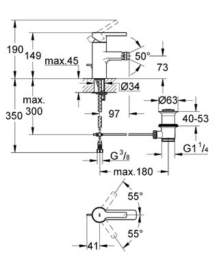 Смеситель Grohe Lineare 33848000 детальное изображение - 2
