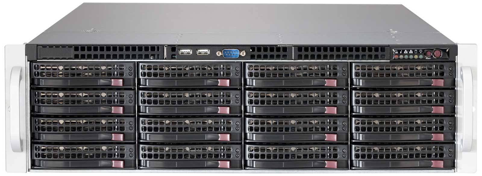 Серверный корпус SuperMicro CSE-836BE1C-R1K03B, 1000 Вт, Серебристый/Черный детальное изображение - 1