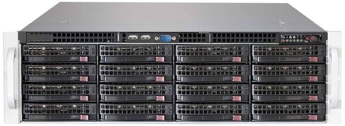 Серверный корпус SuperMicro CSE-836BE1C-R1K03B, 1000 Вт, Серебристый/Черный №1