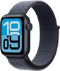 Умные часы Apple Watch SE 3 40 мм, GPS, Midnight Aluminium Case with Anchor Blue Sport Loop, Полуночный черный/Синий вариант - 1