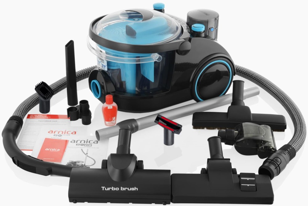 Пылесос Arnica Bora 5000, Синий/Черный детальное изображение - 6