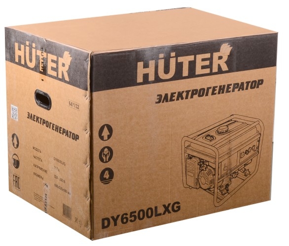 Генератор бензиновый HUTER DY6500LXG (бензин/газ) 64/1/32, 5 кВт, Черный детальное изображение - 7