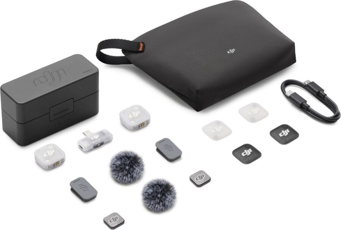 Радиосистема DJI Mic Mini 2 (2TX + RX + Charging Case), Черный №4