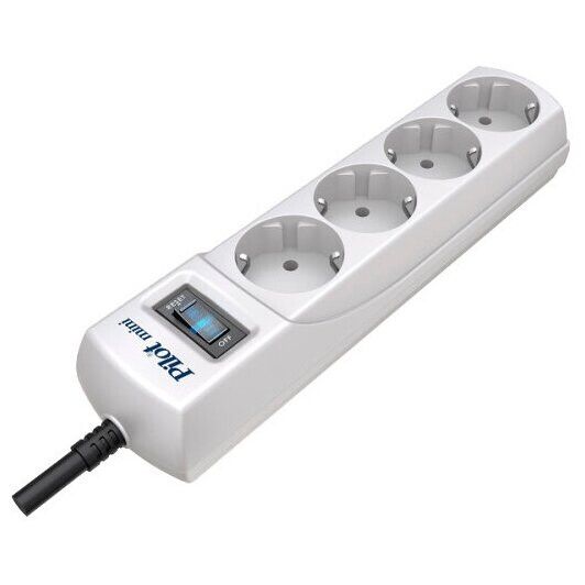 Сетевой фильтр Pilot mini, 3 м, Белый детальное изображение - 1