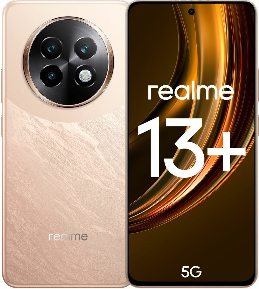Смартфон Realme 13 Plus 5G 256 ГБ, Бронзовый, Dual nano SIM детальное изображение - 1