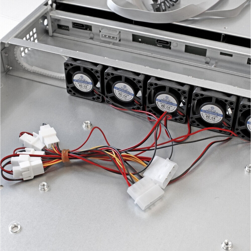 Серверный корпус ExeGate Pro 1U660-HS04/350DS, 350 Вт, Черный детальное изображение - 9