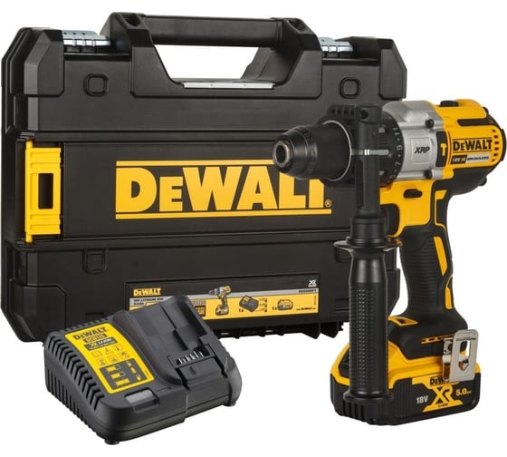 Аккумуляторная ударная дрель-шуруповерт DeWALT DCD996P1-QW, 18 В, 95 Нм, 5 А·ч детальное изображение - 1