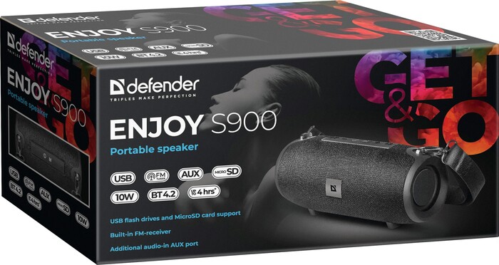 Портативная колонка Defender Enjoy S900, Черный №6