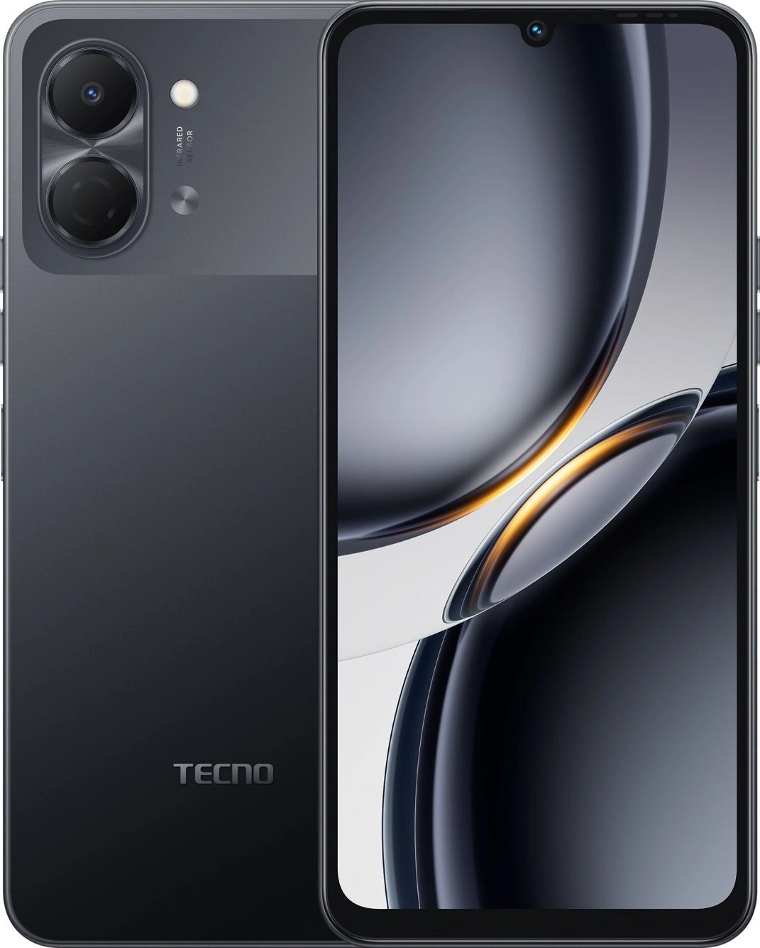 Смартфон Tecno SPARK Go 3 4/64 ГБ, Чернильно-чёрный, Dual nano-SIM детальное изображение - 4