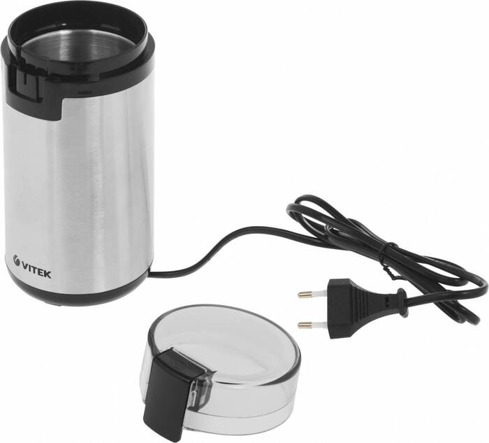 Кофемолка Vitek VT-8370, Стальной №3