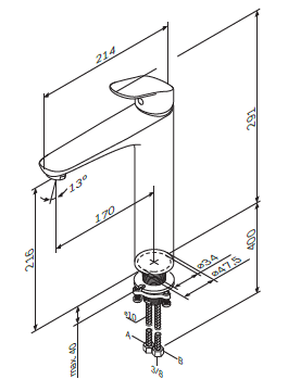Смеситель AM-PM Like F8092000 детальное изображение - 8