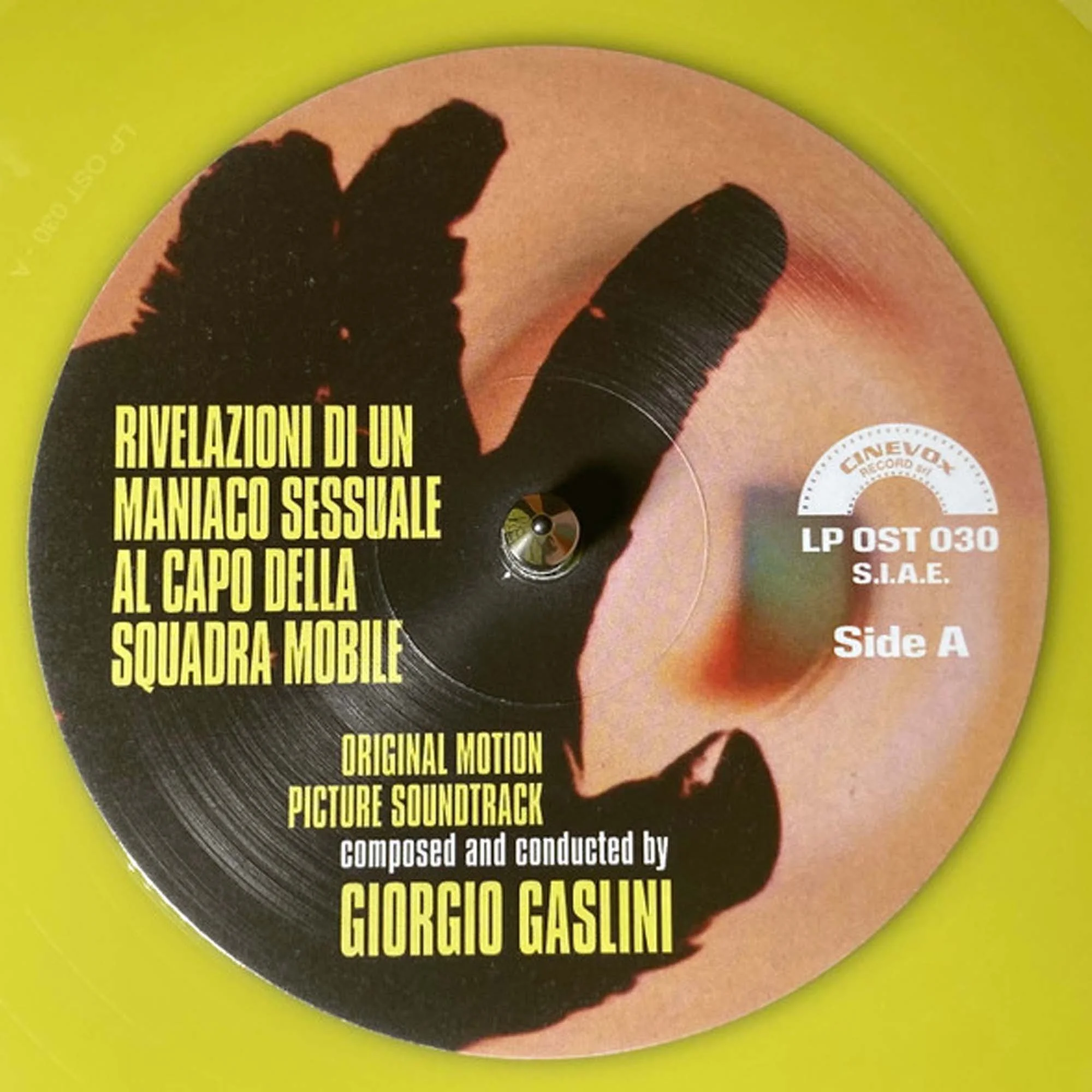Виниловая пластинка Giorgio Gaslini – Rivelazioni Di Un Maniaco Sessuale Al Capo Della Squadra Mobile (Colonna Sonora Originale Del Film) – Coloured LP детальное изображение - 3