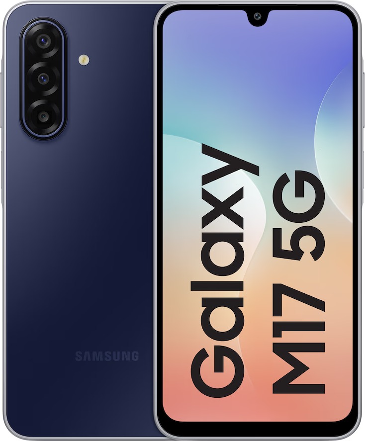 Смартфон Samsung Galaxy M17 5G 4/128 ГБ, Сапфирово-черный, Dual nano SIM детальное изображение - 1