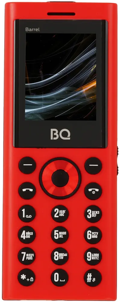 Мобильный телефон BQ 1858 Barrel, 32 Мб, Красный/Черный, Mini-SIM №6