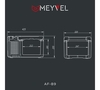 Автомобильный компрессорный холодильник Meyvel AF-B9, 970010, 12/24 В, Белый вариант - 5