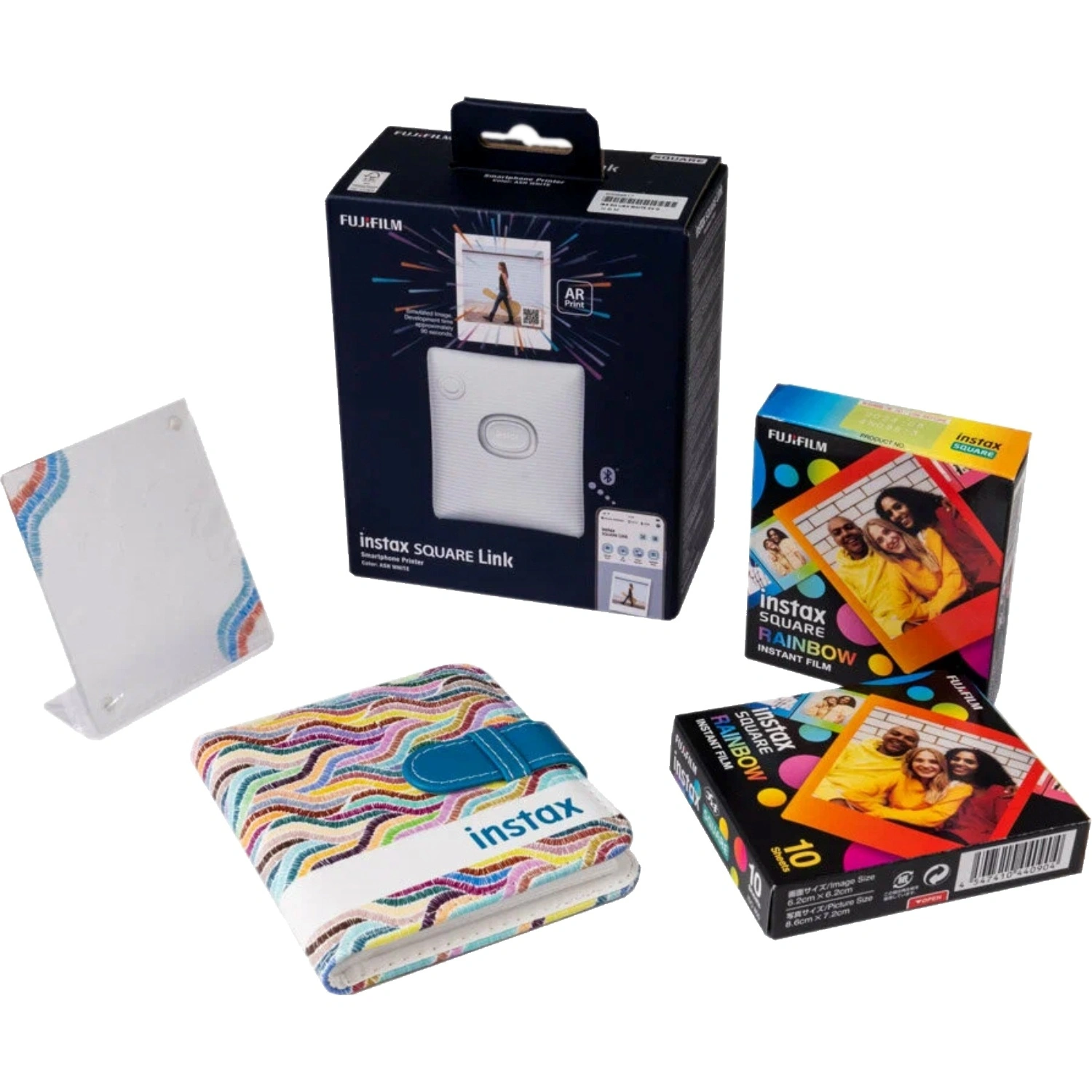 Фотопринтер компактный Fujifilm Instax Square Link Gift Box, Белый детальное изображение - 4