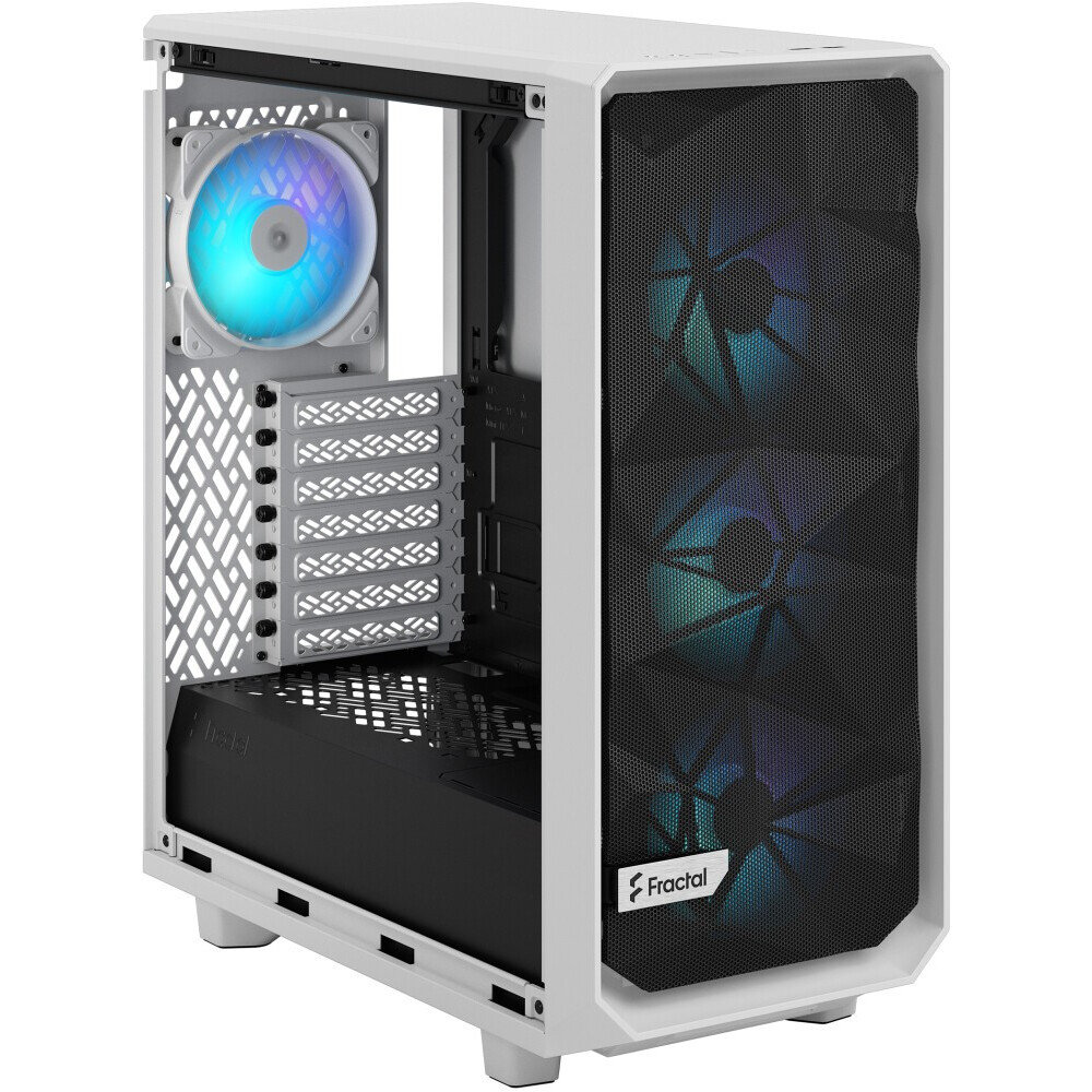 Корпус Fractal Design Meshify 2 Compact RGB TG Clear Tint, Белый детальное изображение - 5