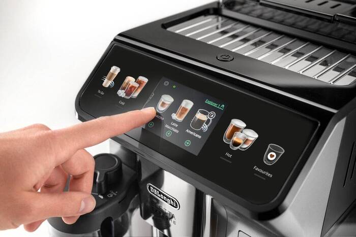 Кофемашина Delonghi Eletta Explore ECAM450.55.S, Серебряный №4