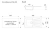 Кухонная мойка EcoStone ES-20  вариант - 10